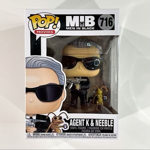 Men In Black AGENT K & NEEBLE #716 MIB Funko Pop! Movies